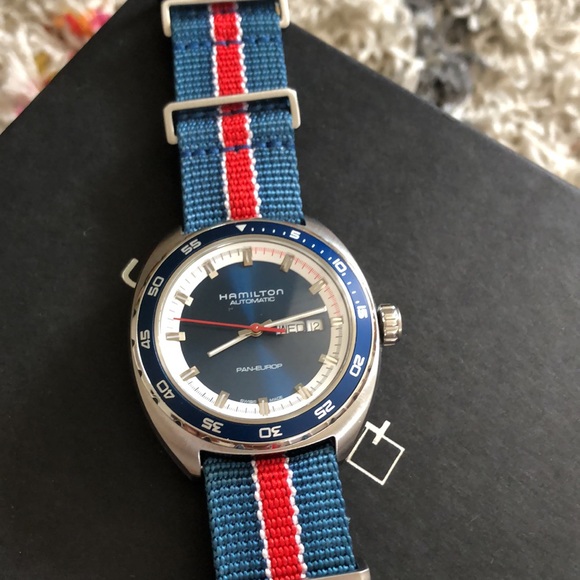 Hamilton Automatic Pan-Europ Men’s wristwatch - Picture 2 of 3